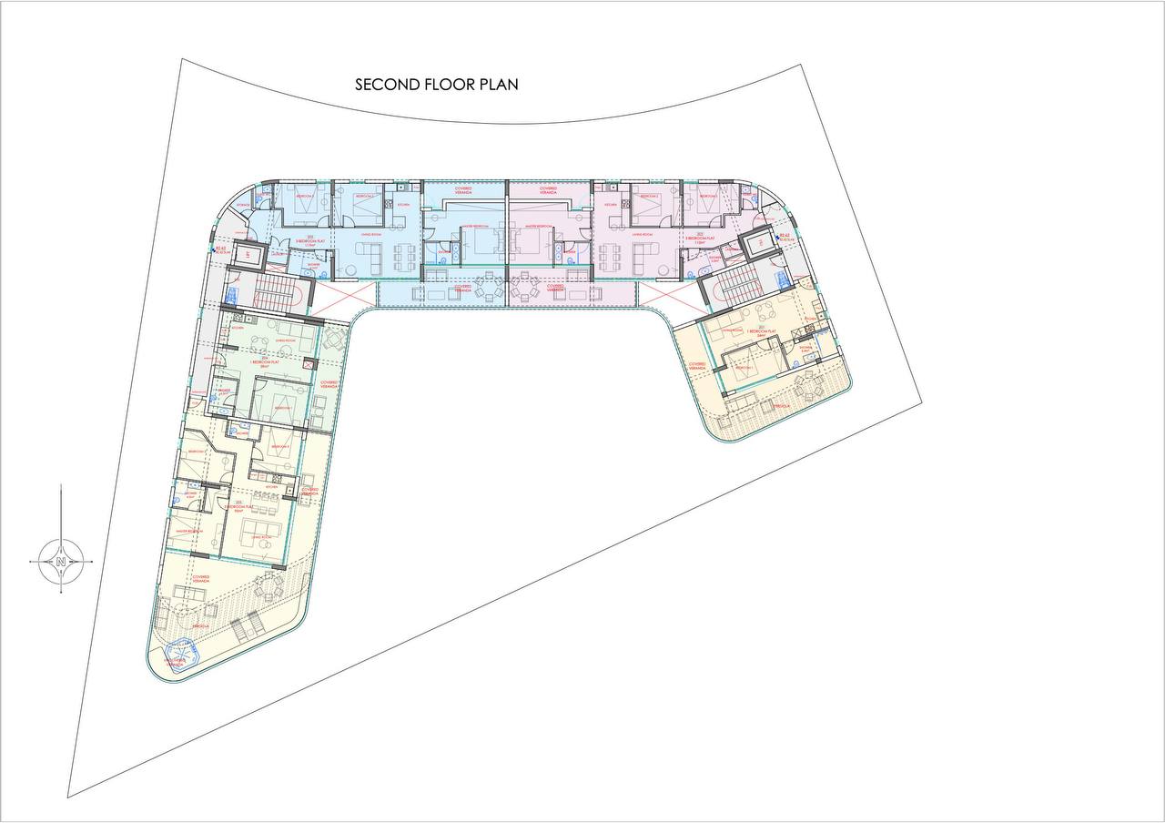 Waves Residence layout 3