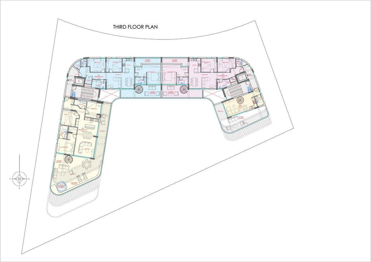 Waves Residence layout 4