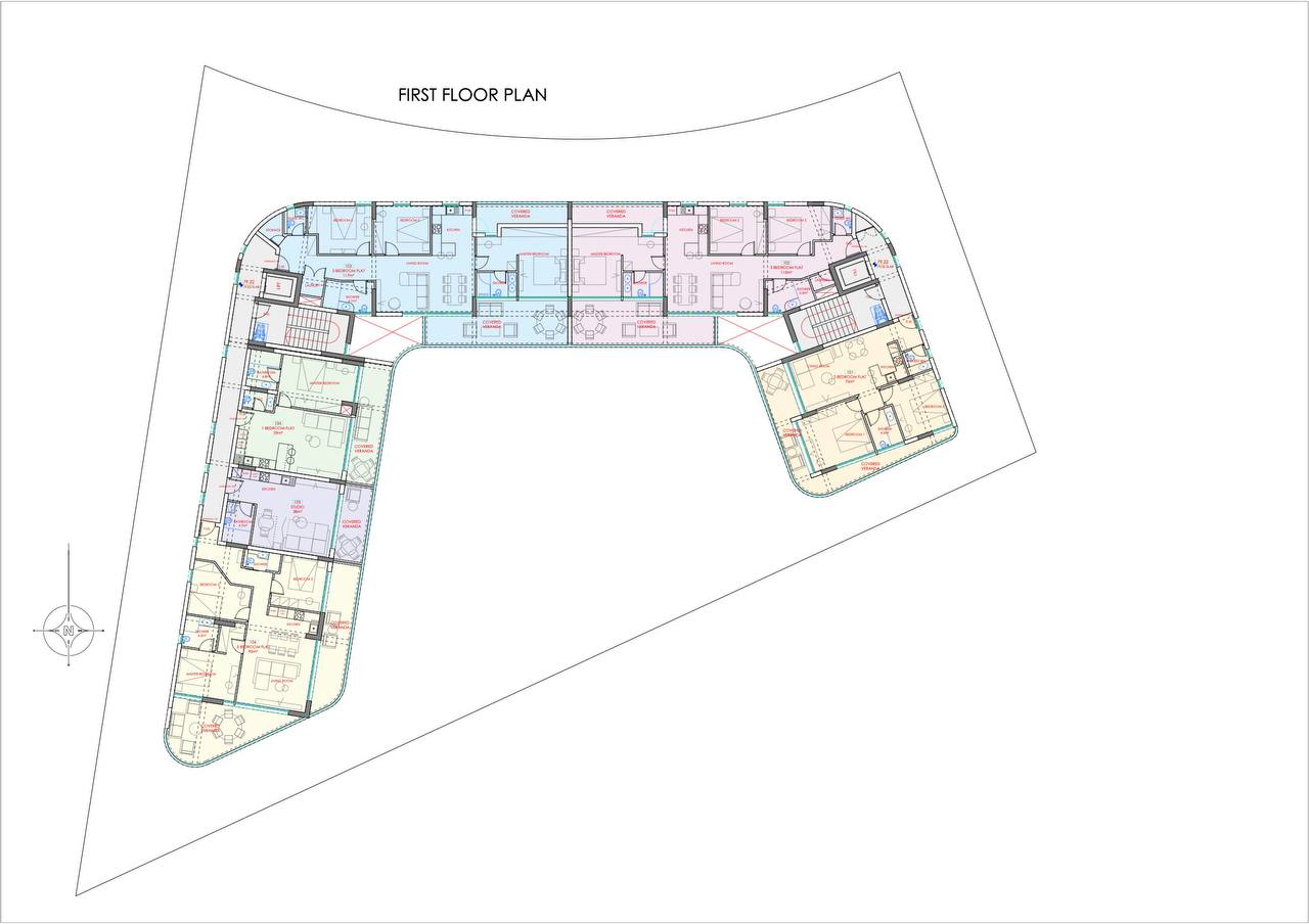 Waves Residence layout 2